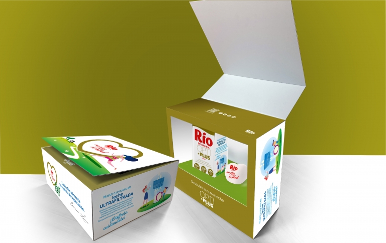 Leche Río packaging